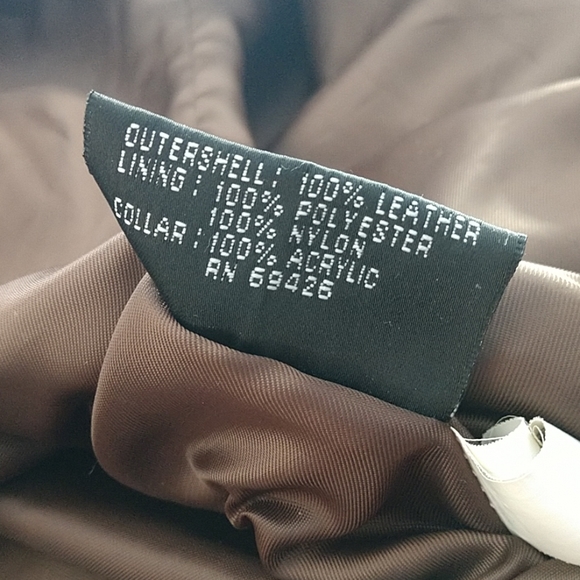 Wilsons Women's Brown Leather Coat - Picture 8 of 8